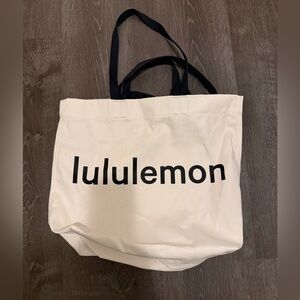 Lululemon canvas tote